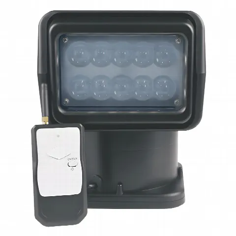 Faro de Búsqueda LED / 30W / 8000 Lux a 5 m (16.4 ft) / IP65 / Control Remoto / DC 12V/24V / Rotación 360°