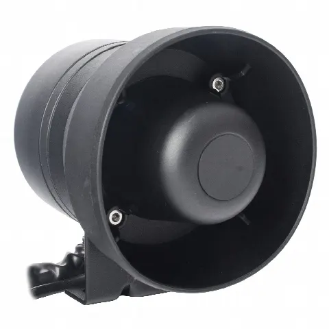 Sirena/Bocina Compacta / 50 W / 119 dB / 12 VCD / Aleación de Aluminio / 4.3 x 5 pulgadas