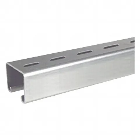 Unicanal Perforado 4 x 4 cm x 3 m / Calibre 16 / Galvanizado Electrolítico.
