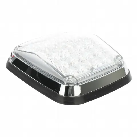 Luz de Advertencia LED / 24 LEDs / 11 Patrones de Destello / IP67 / 12-30 VCC / 9.5 W / SAE J845