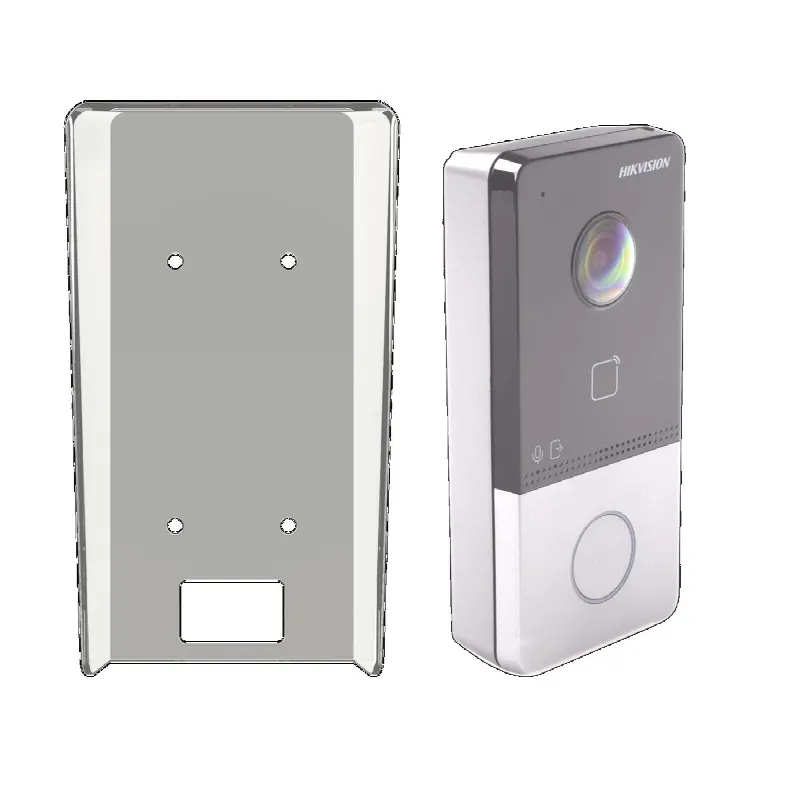 Kit Videoportero IP + Carcasa protectora 2 Megapixel  / PoE Estandar / IP65  / Apertura desde Hik-connect / Soporta 1 Departamento y Hasta 6 Monitores / Soporta Tarjetas Mifare / 1 Salida Relay