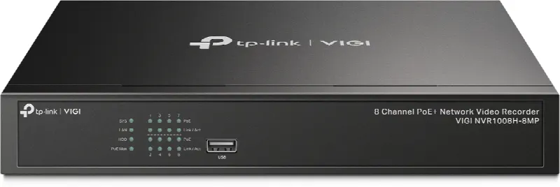 Grabador TP-LINK VIGI NVR1008H-8MP