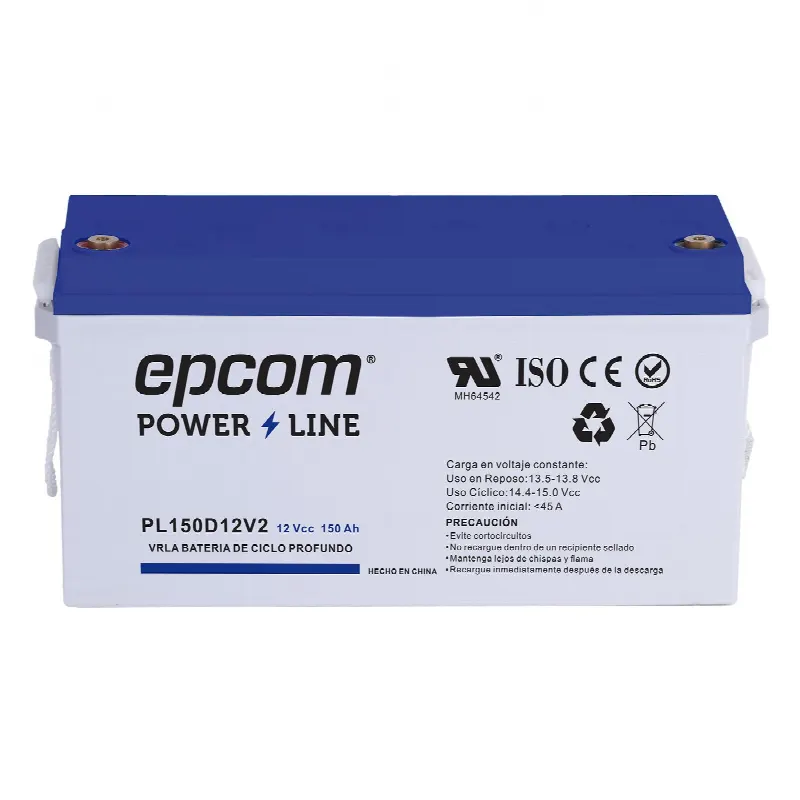 Batería AGM-VRLA / Ciclo Profundo / 12 Vcc / 150 Ah / Terminales T5 / Carcasa UL94-HB