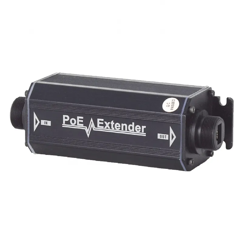 Extensor PoE Gigabit / 200 m (656.2 ft) / 60 W / IP66 / 1 Puerto Entrada / 1 Puerto Salida / Sin Alimentación Adicional