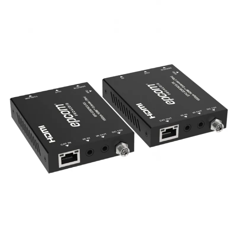 Extensor HDMI / 4K@60Hz 4:4:4 / HDR y Dolby Vision / Transmisión 70 m (229.7 ft) por CAT6/6a / PoC Bidireccional / ARC y Audio Óptico / EDID e IR