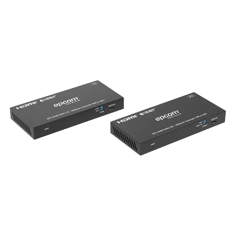Extensor HDMI HDBaseT / 4K@60Hz / 70 m (229.7 ft) / 18 Gbps / ARC / IR Bidireccional / RS232 / PoC / Cat5e/6