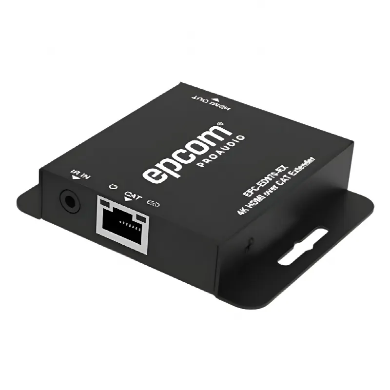 Receptor HDMI Extensor / 4K@30Hz a 40 m (131.2 ft) / 1080p a 70 m (229.7 ft) / HDCP 1.4 / Control IR Unidireccional / PoC / Puerto Loop HDMI