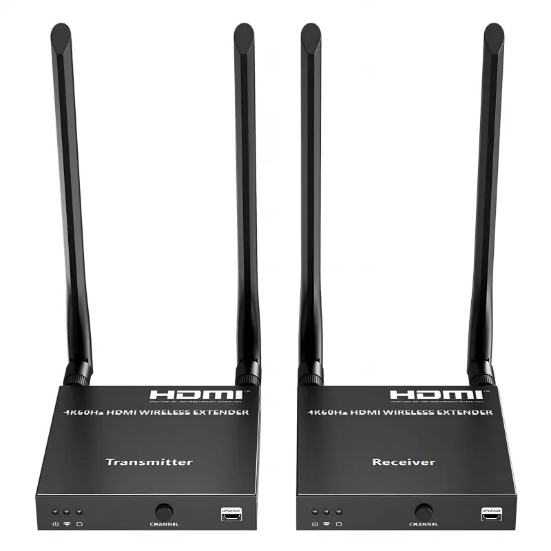 Extensor HDMI Inalámbrico / 4K@60Hz / Resolución 4096x2160 / Tecnología ipcolor STREAM / Banda 5G 5.18-5.24 GHz / Alcance 50 m (164 ft) / Conexión 1 a 4 Pantallas