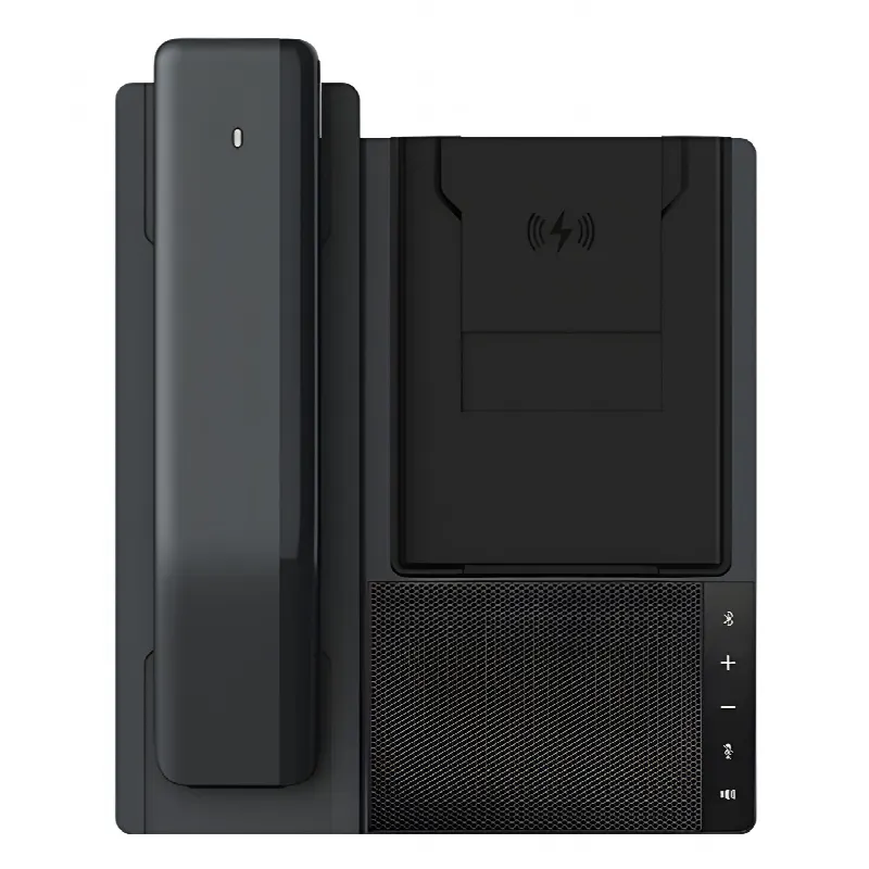 Estación Telefónica Todo en Uno / Bluetooth 5.4 / Handset Inalámbrico HD / Carga Inalámbrica Qi / Altavoz de Conferencia / Compatible PC y Smartphone