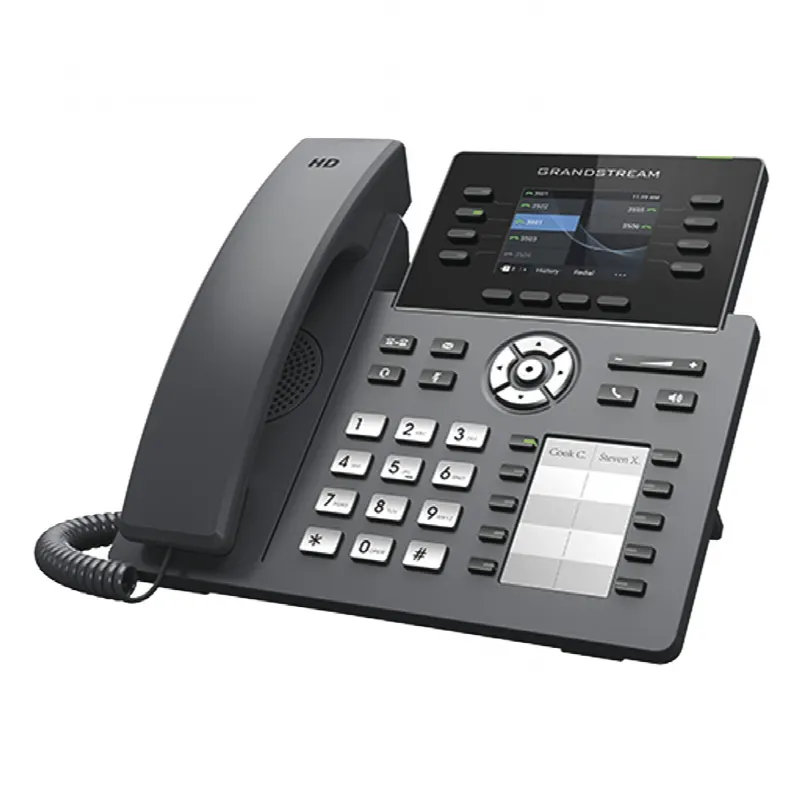 Teléfono IP / 8 Líneas SIP / 4 Cuentas / Pantalla 2.8" / Wi-Fi Dual-Band / Bluetooth / PoE / Audio Full HD