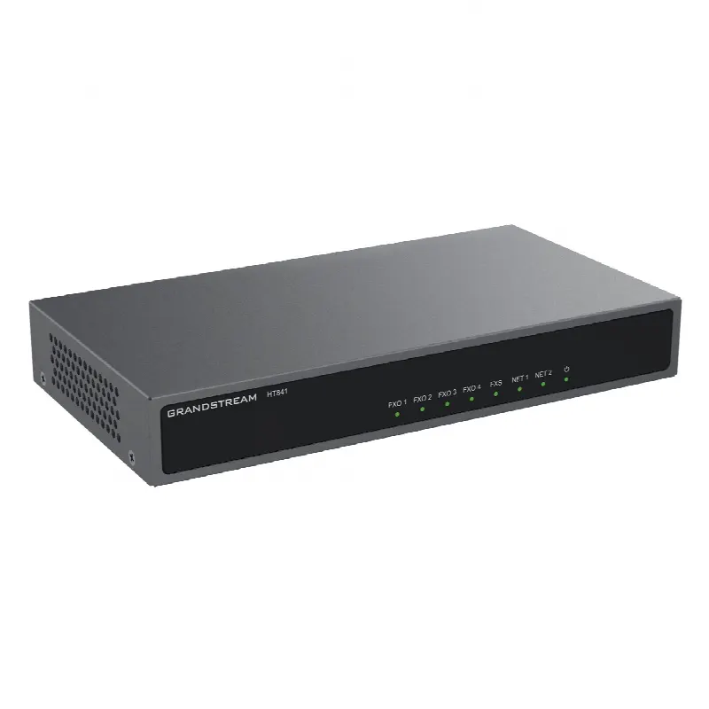 Gateway VoIP / 4 Puertos FXO / 1 Puerto FXS / 3 Perfiles SIP / PoE / NAT / Fax T.38 / Conferencia 3 Vías / Cifrado AES / Failover SIP