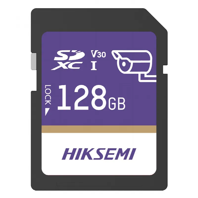 Tarjeta SD para Videovigilancia / 128 GB / 100 MB/s Lectura / 90 MB/s Escritura / Clase 10 U3 V30 / 3D TLC NAND / -25°C a 85°C (-13°F a 185°F)