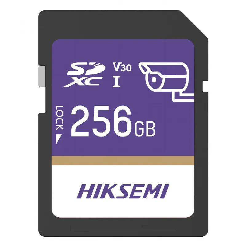 Tarjeta SD / 256 GB / 100 MB/s Lectura / 90 MB/s Escritura / Clase 10 U3 V30 / 3D TLC NAND / Videovigilancia 24/7