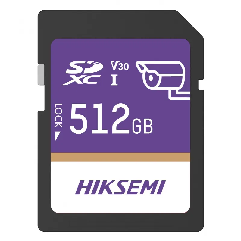 Tarjeta SD / 512 GB / 100 MB/s Lectura / 90 MB/s Escritura / Clase 10 U3 V30 / 3D TLC NAND / −25°C a 85°C (−13°F a 185°F)