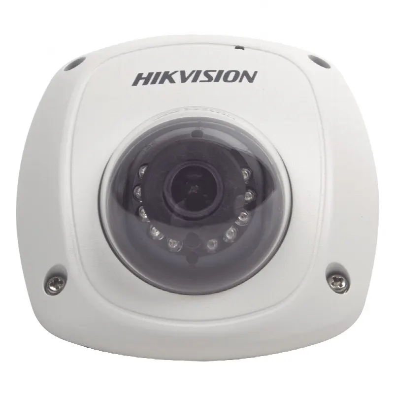 Cámara Móvil Mini Domo IP / 2 Megapixel / Full HD 1080P / Gran Angular 2.8 mm / IR 10-20 m (32.8-65.6 ft) / WDR 120 dB / IK07 / Conector Tipo Aviación PoC / Interior