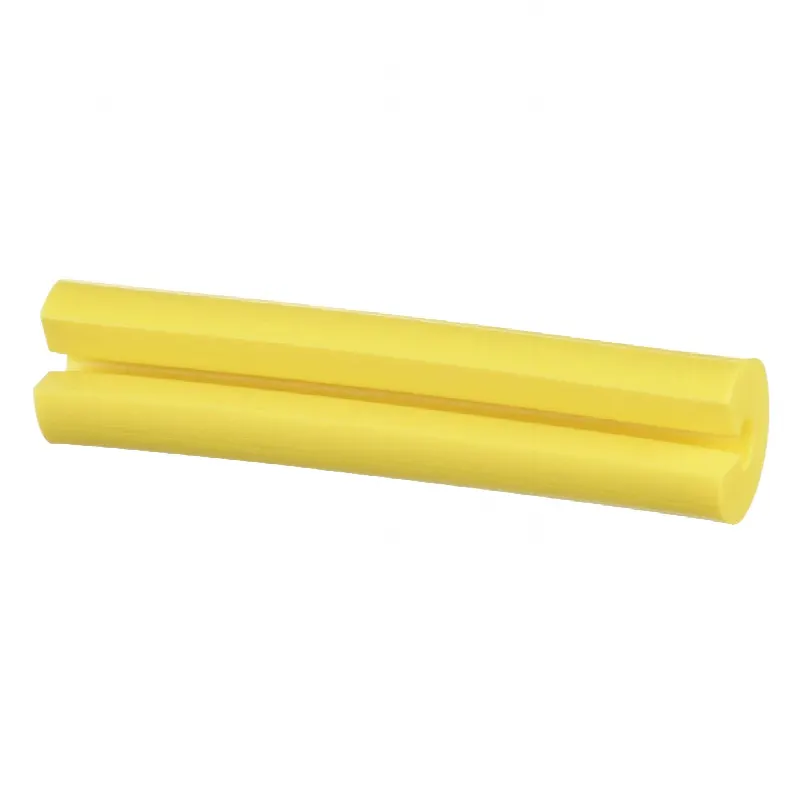 Manguito Porta Etiquetas de Identificación, Para Fibra Simplex de 2 mm (0.08 in), 1 in de Largo, Color Amarillo, Paquete de 100pz