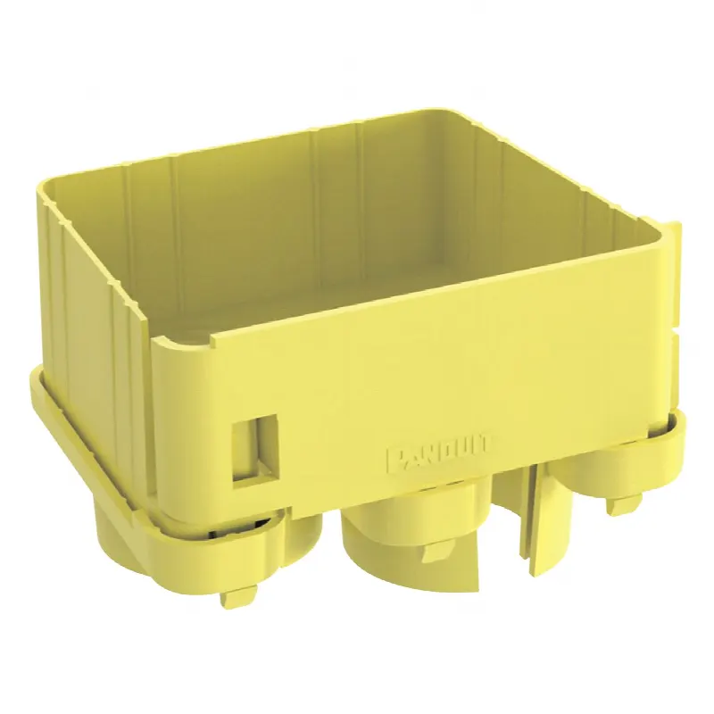 Tapa con 2 Salidas a Tubo de 1.5in (38mm), Para uso con Canaletas 4X4 FiberRunner?, Color Amarillo