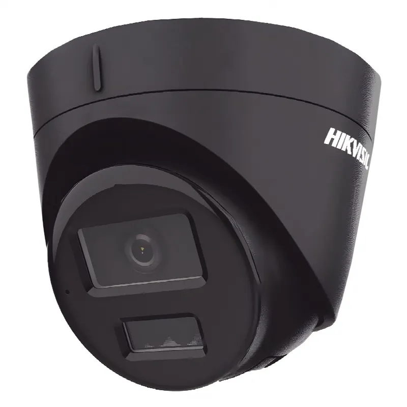 Cámara Turret IP / 4 Megapixel / Dual Light 30 m (98.4 ft) / WDR 120 dB / AcuSense Lite / IP67 / PoE / Micrófono Integrado / Negro / Exterior