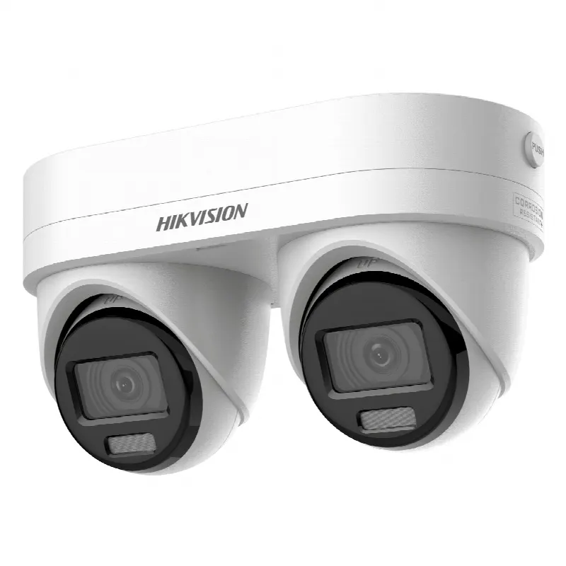 Cámara IP Dual Lente / 4 Megapixel por Sensor / WDR 120 dB / IR 10 m (32.8 ft) / IP67 / IK10 / PoE / Audio Bidireccional