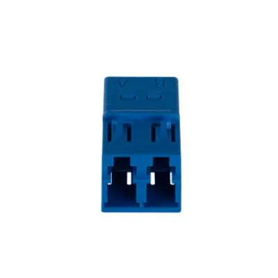 Módulo Acoplador LC Duplex, Para Fibra Monomodo, Color Azul