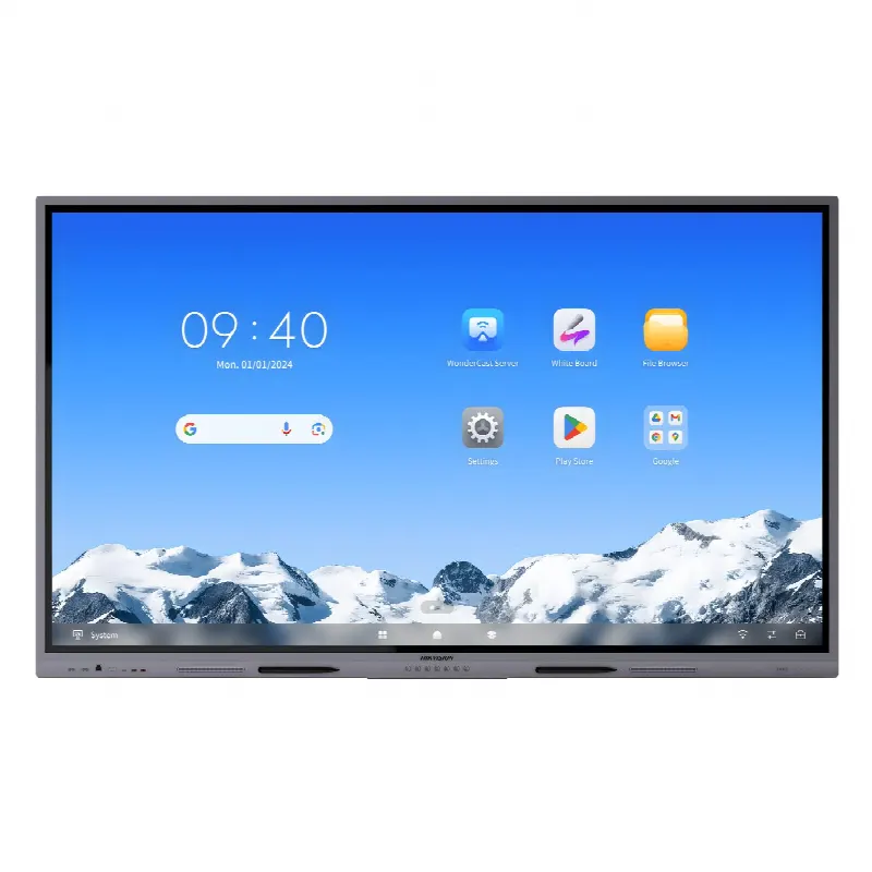Pantalla Interactiva Touch / 65 Pulgadas / 4K UHD / Android EDLA / 50 Puntos Táctiles / 2 ms Respuesta / Bocinas 55 W / 128 GB Almacenamiento