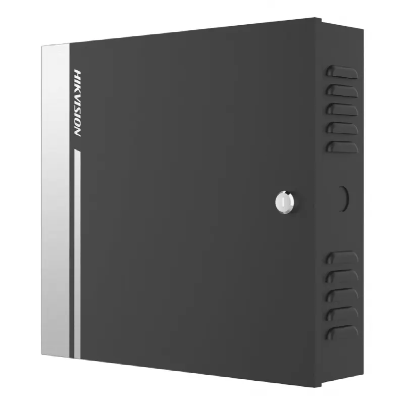 Controlador de Acceso / 1 Puerta / 2 Lectores Wiegand o RS-485 / 10,000 Tarjetas / 50,000 Eventos / Gabinete Metálico con Fuente 12Vcc/8A / Batería de Respaldo / TCP/IP / -20°C a 65°C
