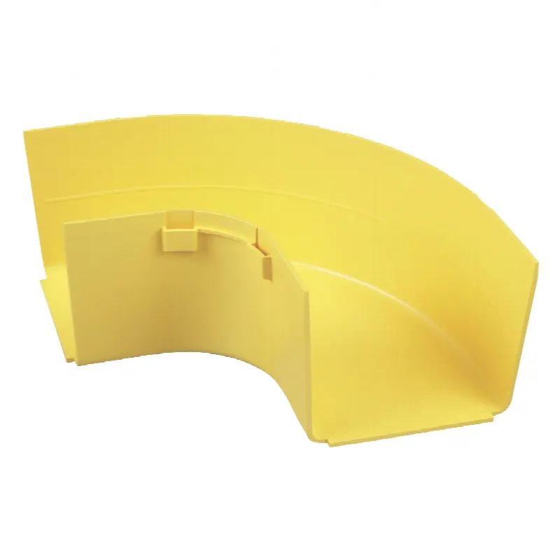 Ángulo Recto a 90º Horizontal, Para Canaletas FiberRunner? 4X4, Color Amarillo