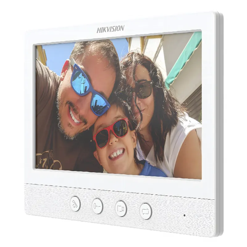 Monitor Adicional para Videoportero / Pantalla 7 Pulgadas / Resolución 1024x600 / Botones Mecánicos / Instalación 4 Hilos 100 m (328 ft)