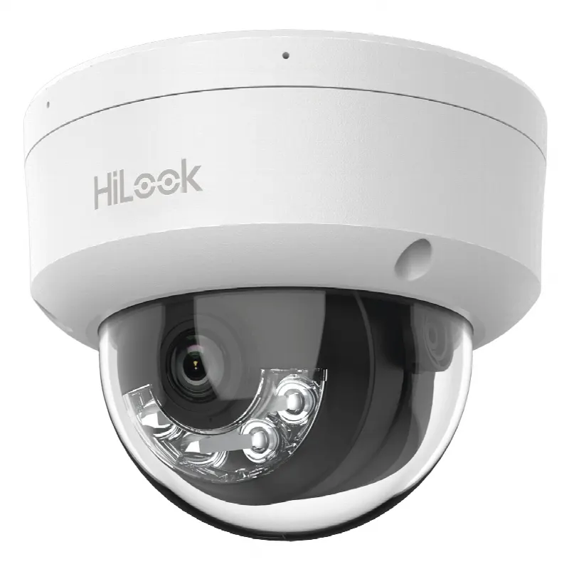 Cámara Domo IP / 2 Megapixel / Dual Light 20 m (65.6 ft) IR + 15 m (49.2 ft) Luz Blanca / Micrófono Integrado / PoE / AcuSense Lite / Interior