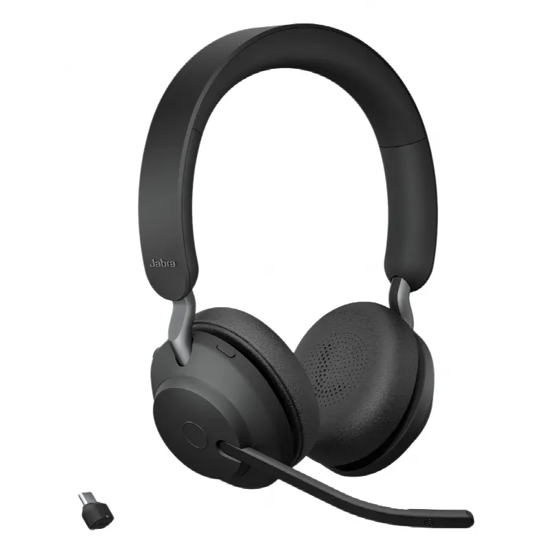 Auricular Estéreo Inalámbrico / 37 Horas Autonomía / Cancelación Activa de Ruido / Busylight Omnidireccional / Dongle USB-C / 3 Micrófonos MEMS