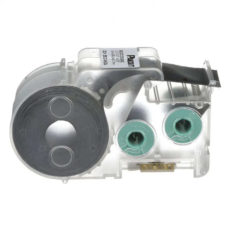 Casete de 200 Etiquetas Autolaminadas de 25.4 x 38.1 mm (1.5 in), para Cables de 4 a 8.1 mm (0.32 in) de Diámetro, Área de Impresión Color Blanco