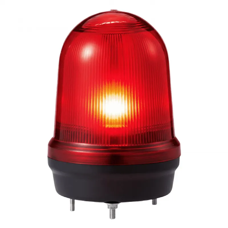 Torreta LED Industrial / 4 Patrones Destello / Rojo / 12-24 VCD / IP65 / -30°C a +50°C