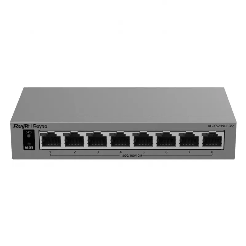 Switch Gigabit Smart Cloud-Managed / 8 Puertos 10/100/1000BASE-T / Capa 2 / Switching 16 Gbps / AI-Powered Failover / Modo CCTV Un-Click / Gestión Cloud / Fanless / Protección Surge 6 kV