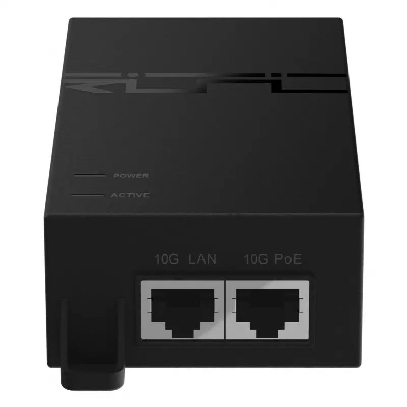 Inyector PoE / 56V / 1.08A / 60W / 2 Puertos Multi-Gigabit 10G / IEC C5 / Entrada 100-240V