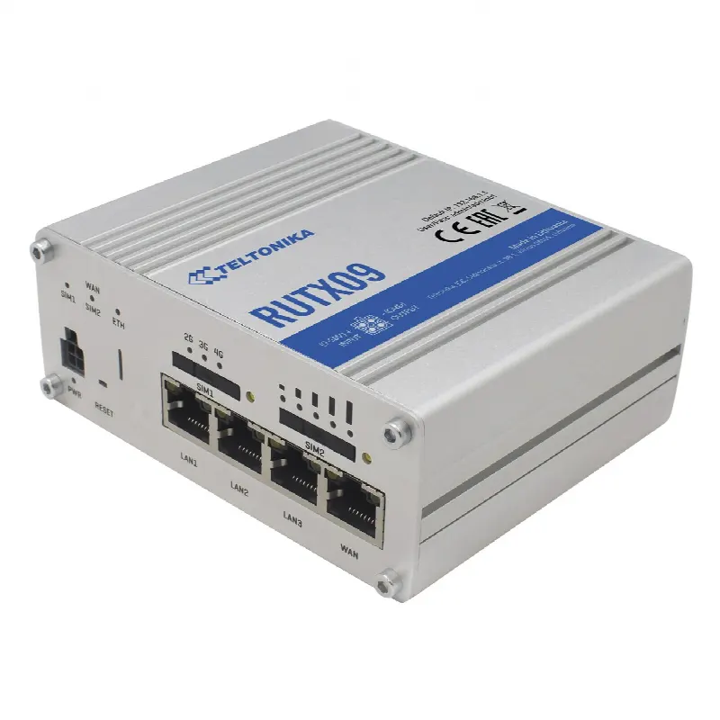 Router Industrial LTE 4.5G Cat 6 / 300 Mbps / 4 Puertos Gigabit / Dual SIM / GNSS / PoE / -40°F a 167°F