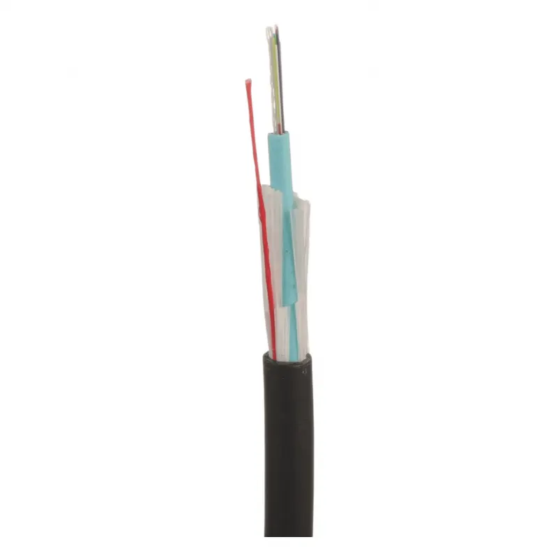 Cable de Fibra Óptica de 12 hilos, Multimodo OM4 50/125 Optimizada, Interior/Exterior, Loose Tube 250um, No Conductiva (Dieléctrica), OFNR (Riser), Precio Por Metro