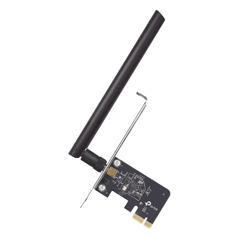 Adaptador PCI Express Inalámbrico / Dual Band AC 600 Mbps / MU-MIMO / Antena Omnidireccional 2 dBi / WPA3 / Perfil Bajo y Completo