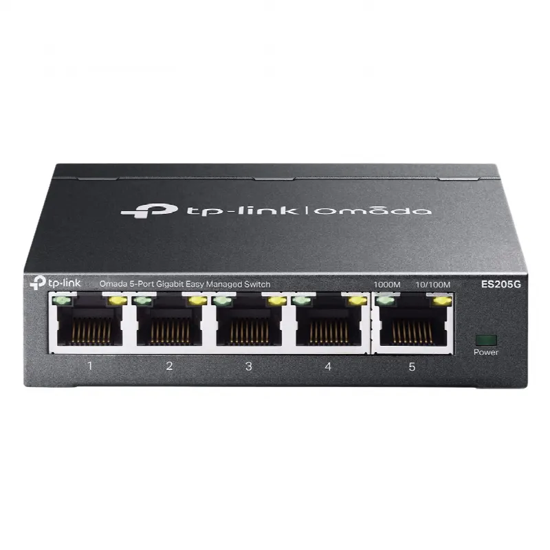 Switch Gestionado SDN / 5 Puertos Gigabit / 10 Gbps Capacidad Switching / 7.4 Mpps Forwarding Rate / Fanless / VLAN 802.1Q / QoS 8 Colas