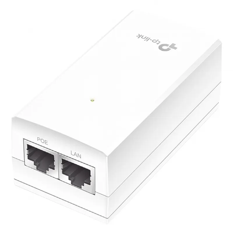 Inyector PoE Pasivo / 24V 12W / 2 puertos Gigabit / Montaje en pared / Plug and Play