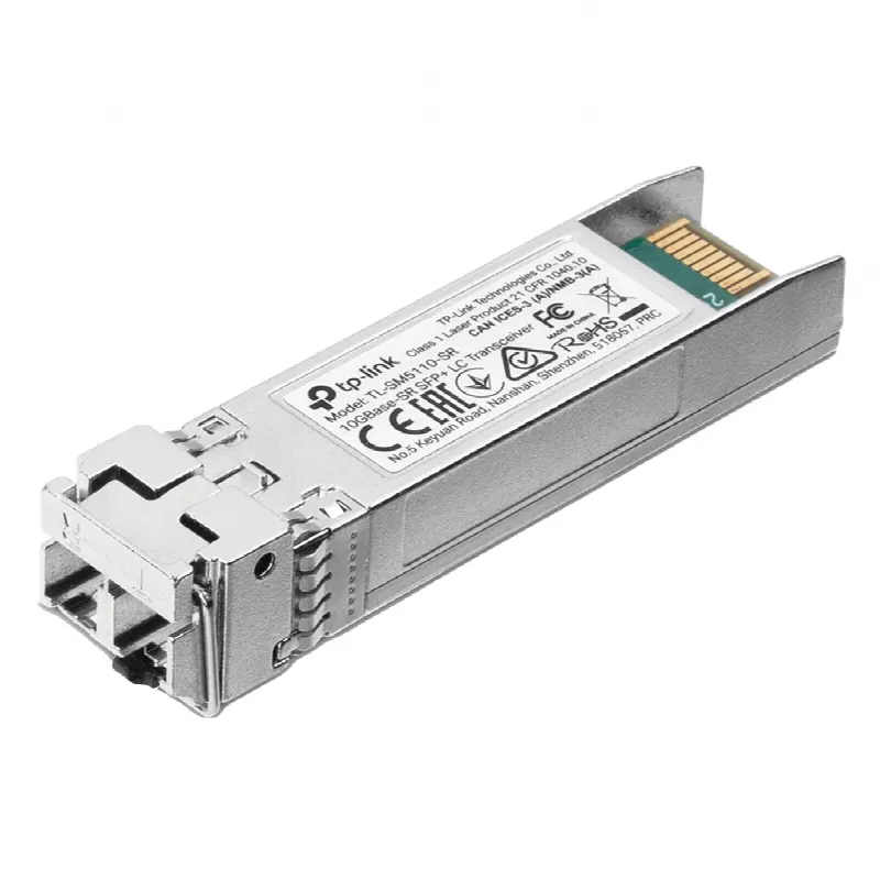 Transceptor mini-GBIC SFP+ / Duplex Multimodo 10GBase / Distancia 300 m (984 pies) / Conector LC