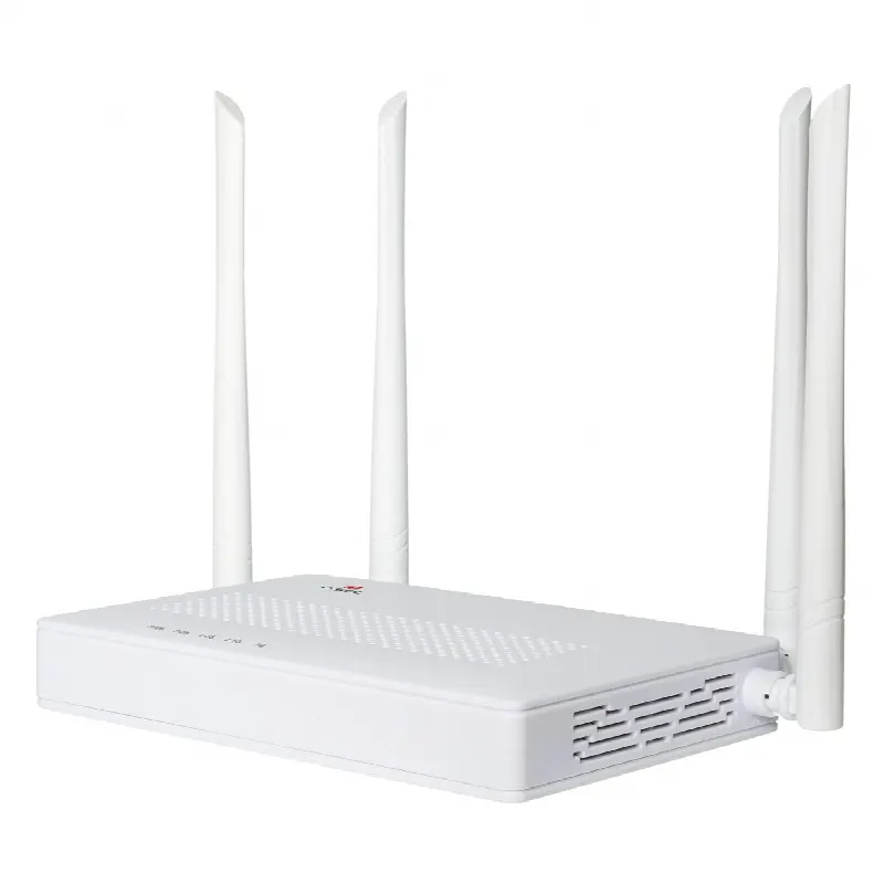 ONU Dual GPON/EPON / Wi-Fi Doble Banda 2.4 y 5 GHz / EasyMesh / 2 Puertos LAN Gigabit / AC1200 / 4 Antenas 5 dBi