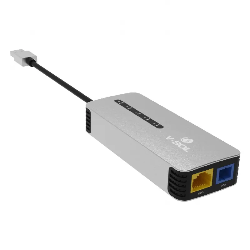 ONU Bridge Portátil / Dual GPON/EPON / 1 Puerto RJ45 2.5 Gbps / USB 3.0 Tipo-C / Alimentación USB