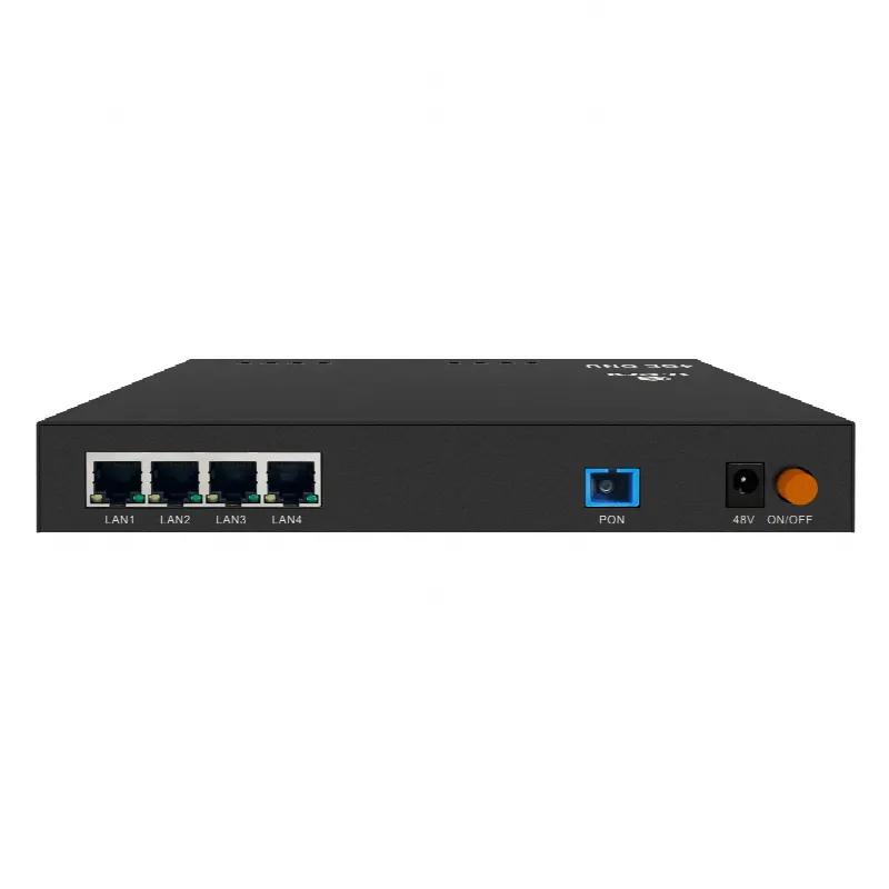 ONU Dual EPON/GPON / 4 Puertos PoE 802.3af/at Gigabit / 1 Puerto SC/UPC / Chasis Metálico / Triple Play