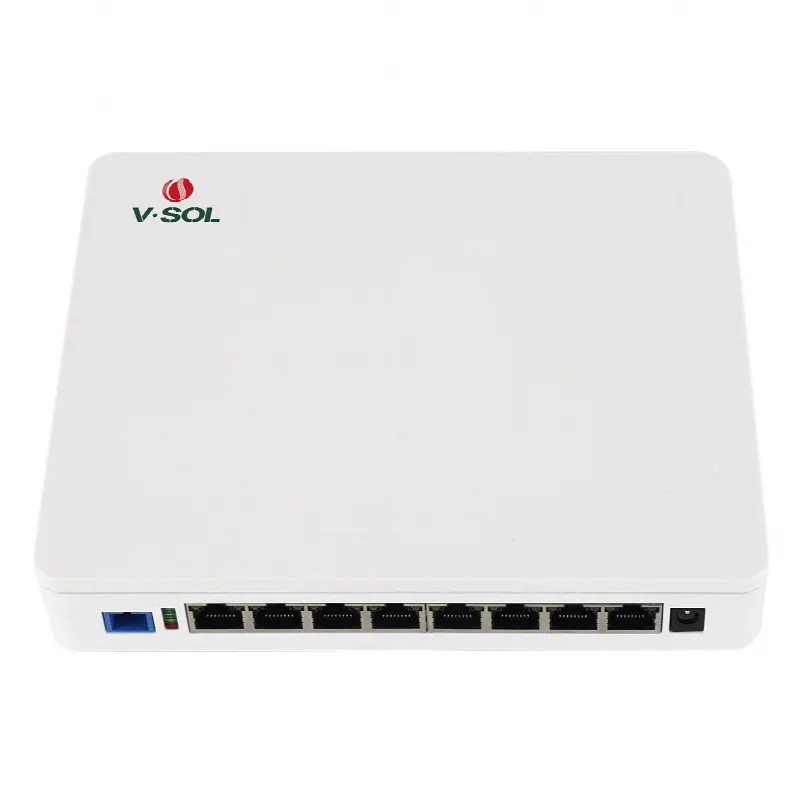 ONU Dual EPON/GPON / 8 Puertos PoE 802.3at Gigabit / Wi-Fi Doble banda 2.4 y 5 GHz / 1 Puerto SC/UPC / 130W / 0.64 x 0.52 x 0.10 ft