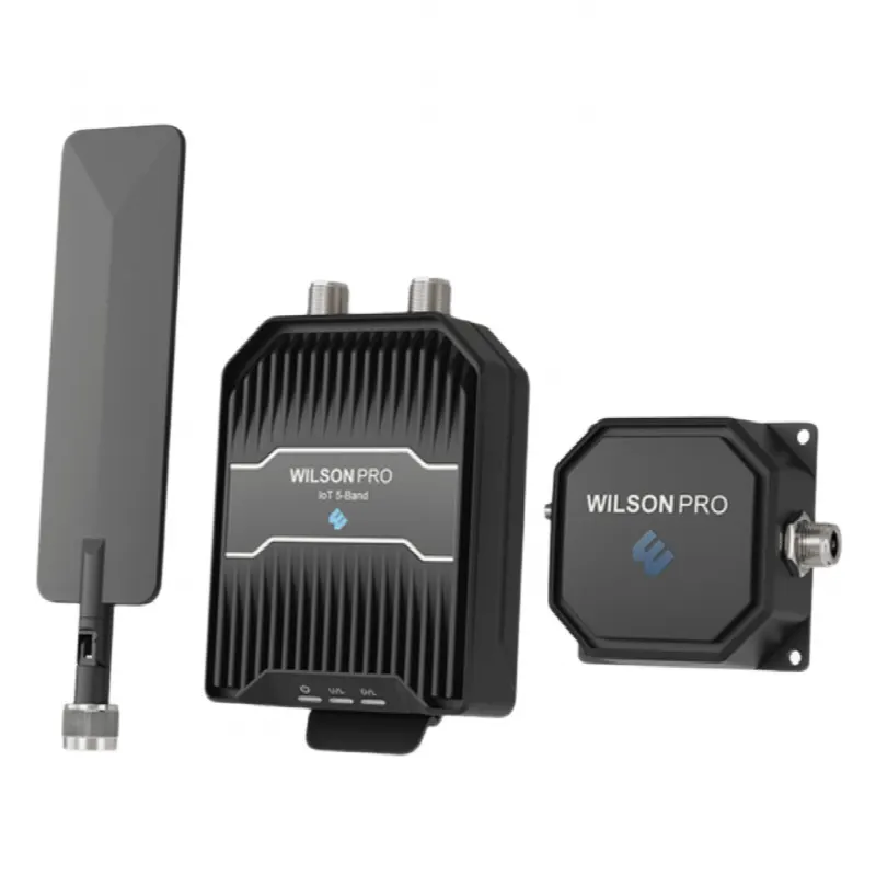 Amplificador de Señal Celular IoT / Ganancia 15 dB / Potencia 24 dBm / Bandas 12/13/5/4/25/2 / 700-2100 MHz / Bypass RF Pasivo