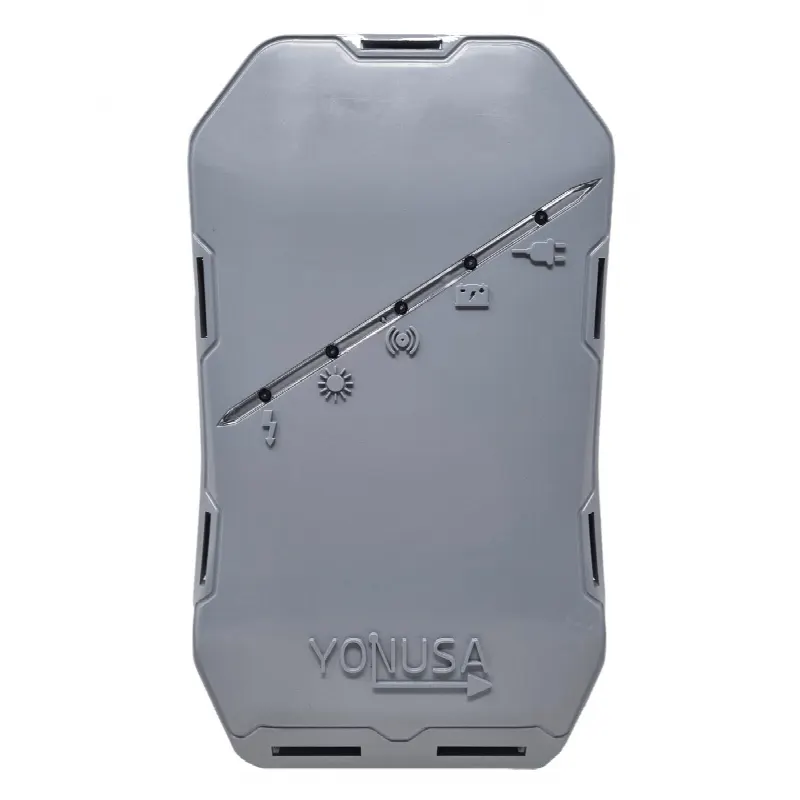 Energizador Perimetral / 12,000 Volts / 0.5 Joules / 500 m (1,640.4 ft) Lineales / Supervisión de Tierra Física / Sirena 12V 30W 120 dB