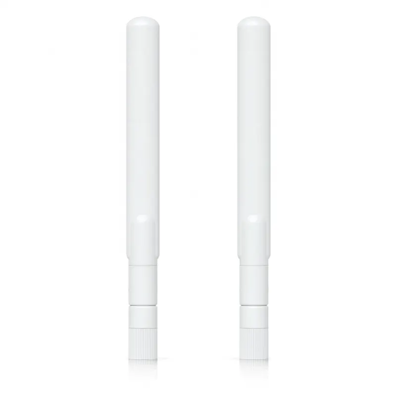 Par de Antenas Omnidireccionales / Doble Banda / 2.4 GHz 3 dBi / 5 GHz 4 dBi / IPX6 / 6.1 x 0.6 x 0.6 pulgadas
