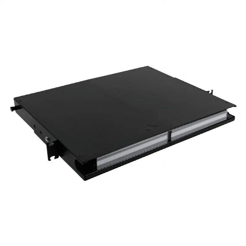 Distribuidor de Fibra Óptica de Alta Densidad LigthVerse *Plus* Para Rack de 19in, Acepta 4 Placas Plug and Play, Hasta 96 Fibras, 1 UR