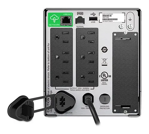 No Break Capacidad 750 VA 500 watts, 120V, co APC SMT750C