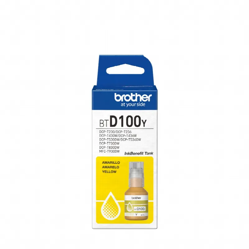 Tinta BROTHER BTD100Y
